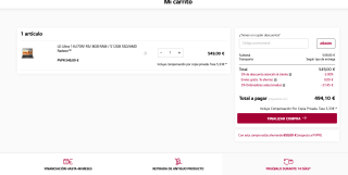 LG Ultra 14U70R R5 8GB RAM 512GB SSD AMD Radeon por 494,10€