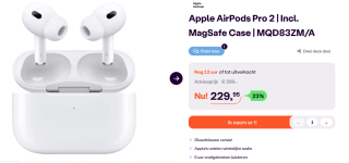 Apple AirPods Pro met MagSafe-opbergcase voor €229, 95 bij Ibood