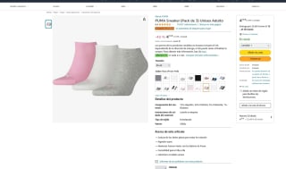 PUMA Sneaker Pack de 3 Adulto por 4,10€