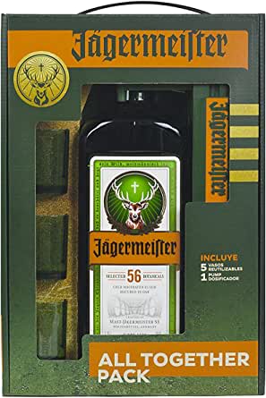 Estuche Licor Jägermeister 175 cl "All Together Pack por 26,66€