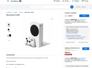 Consola Xbox Series S 512GB por solo 249€