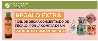 Regalo gel de ducha concentrado por la compra de un producto comprometido