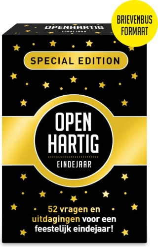 Openhartig, eindejaarseditie voor €5,99 bij Bol