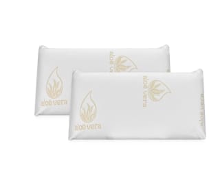 2 Almohadas Viscoelásticas Aloe Vera Visco por solo 30,99€