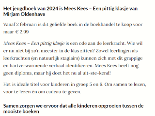 Mees Kees – Een pittig klasje van Mirjam Oldenhave voor €2,99