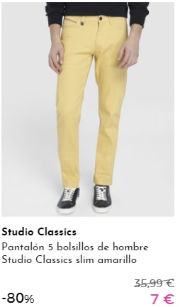 Studio Classics - Prendas para ellos por 5€ y 7€