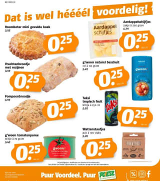 Diverse aanbieding voor €0,25 bij Poiesz Supermarkt