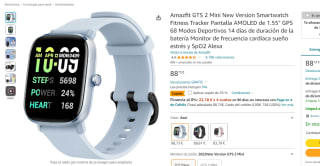 Reloj inteligente Amazfit GTS 2 Mini New por 59.45€