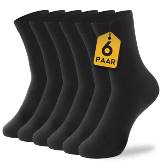 PREMIUM SOKKEN – BAS SERIES – 6 PAAR – ZWART