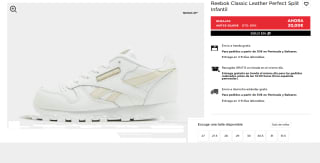 Ofertas hasta 90% calzado Nike, Reebok, Adidas niños desde solo 10€