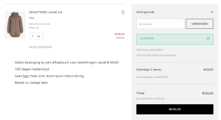 20% korting op Jassen & jacks bij Vila