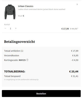 25% korting op nieuwe items bij Otrium