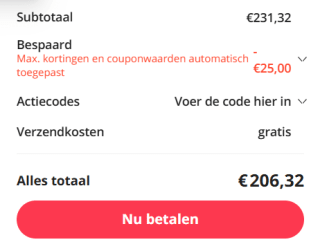 Nintendo Switch OLED voor €206,32 dmv code bij Aliexpress