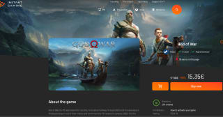 Juego God of War Steam por solo 15,35€