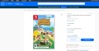 Juego Animal Crossing Nintendo Switch por $48.990