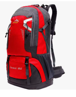 Mochila de Trekking de 60L Impermeable con Cierres de Asas y Correas de Seguridad por 11.2€
