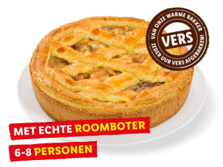 Verse roomboterappeltaart voor 6-8 personen bij de Lidl