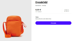 Bandolera Even&Odd por 8€