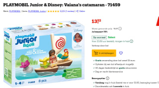 PLAYMOBIL Junior & Disney: Vaiana's catamaran voor €13,52 bij Bol