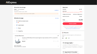 Enrutador GL.iNet GL-MT3000 de viaje por 83,29€