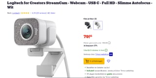 Logitech for Creators StreamCam - Webcam - USB C - Full HD voor €79,95 bij Bol
