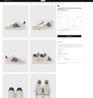 Zapatillas Adidas BSTN x FC BAYERN MUNICH BASKETBALL CENTENNIAL RM por solo 52,49€