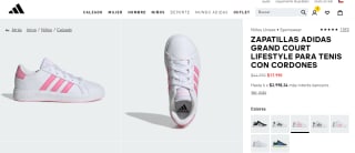 Zapatillas Adidas Grand Court Lifestyle por $17.990