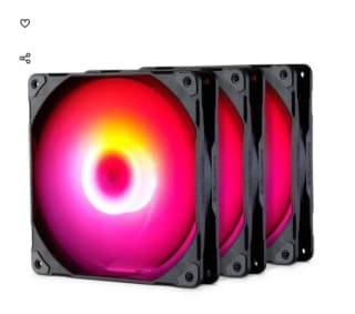 Kit 3 Ventiladores Suplementarios DRGB 140mm Phanteks M25-140 por 29.89€