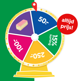 Hema draai en win actie: pak 15% korting op je aankoop