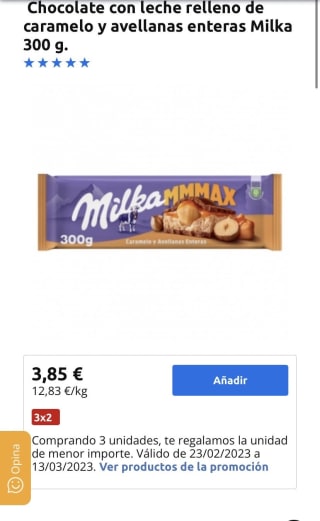 Milka Cheesecake - Varios sabores [3x2] por 2,26€