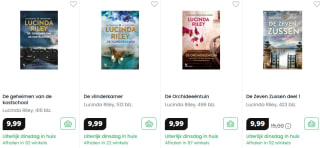 Veel boeken van auteur Lucinda Riley voor €9,99 bij Boekenvoordeel