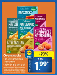 Oven-/Airfryer Snacks vanaf €1,99 bij de Lidl