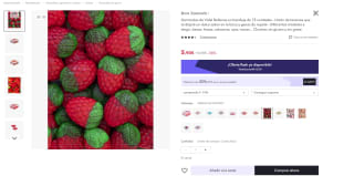 2 ud Bandeja con chuces 75 unidades Fresas silvestres muchos a elegir por 8,85€