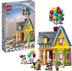 Buy a LEGO Disney and Pixar ‘Up’ house buildable toy with balloons, Carl, Russell and Dug figures for £37.39 at Amazon