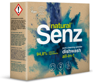 Gratis sample NaturalSenz Vaatwaspoeder, Waspoeder Wit & Kleur