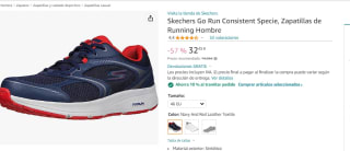 Zapatillas Skechers Go Run Consistent Specie por 29.20€
