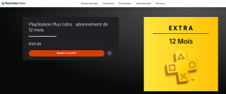 Abonnement de 12 mois à PlayStation Plus Extra à 125,99€
