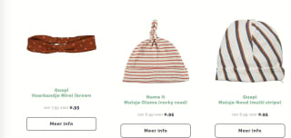Diverse Babykleertjes van bv Quapi, Name It en meer vanaf €0.95 bij Schattige Babykleertjes