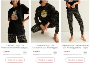 Recopilación ropa Disney, Harry Potter, Stars Wars y mas desde solo 2,99€