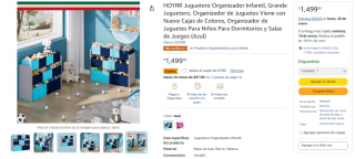 HOYRR Juguetero Organizador Infantil por $800 | Amazon