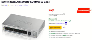 Zyxel GS1005HP - Switch voor €29,99 bij Bol.com