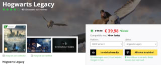 Hogwarts Legacy voor €39,98 bij Game Mania
