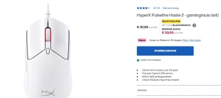 HyperX Pulsefire Haste 2 - Bedrade Gaming Muis voor €33,03 dmv code in de HP store