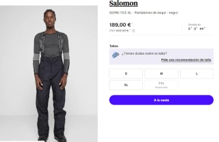 Pantalones de Esqui de Hombre Salomon Mountain Gore-Tex 3L por 189€