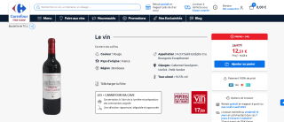 Vin rouge, Château Lilian Ladouys, 2018, Saint-Estèphe Cru Bourgeois Exceptionnel à 12,51€