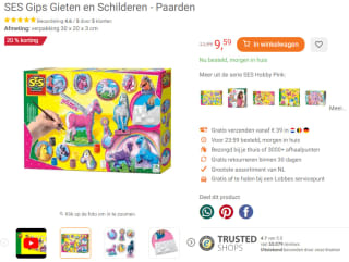 20% korting op SES Hobby Pink & Hobby Blue bij Lobbes