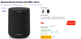 Harman Kardon Citation One MKIII voor €99 bij Bol.com