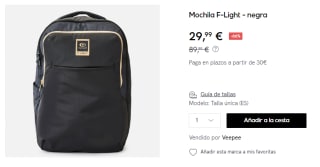 Mochila Rip Curl F-Light de 23L por 29.99€