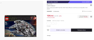 Lego Star Wars 75257 Halcón Milenario de El Ascenso de Skywalker por 104,99€