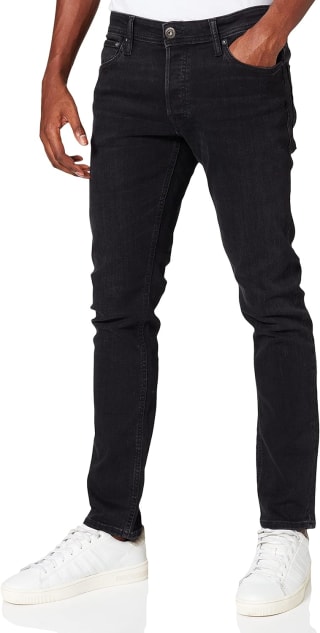 Jack & Jones zwarte slim fit heren jeans voor €13,22